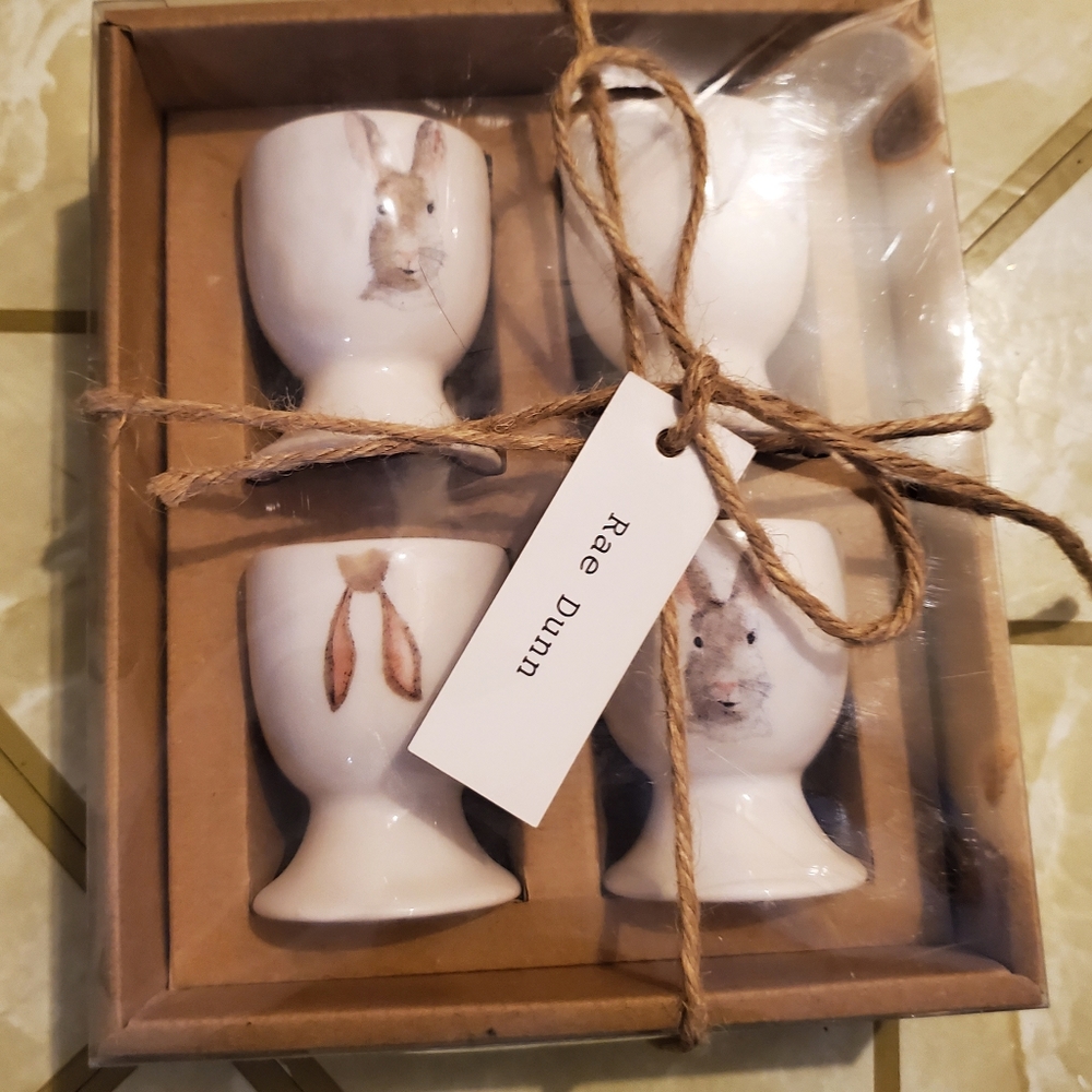 Rae Dunn Porcelain egg servers